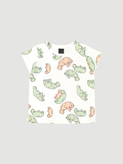 Футболка для девочек Mjölk Ламантины