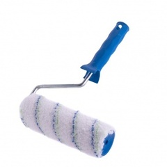 Валик Водные краски 250мм ворс 12мм D ручки 8мм полиэстер Сибртех