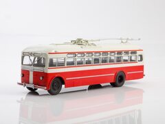 MTB-82D trolleybus red-white Modimio Our Buses #34