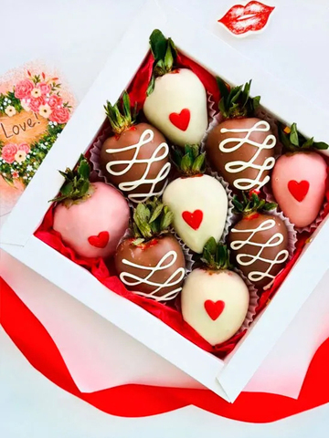 Клубника в шоколаде "Любовь", 9шт