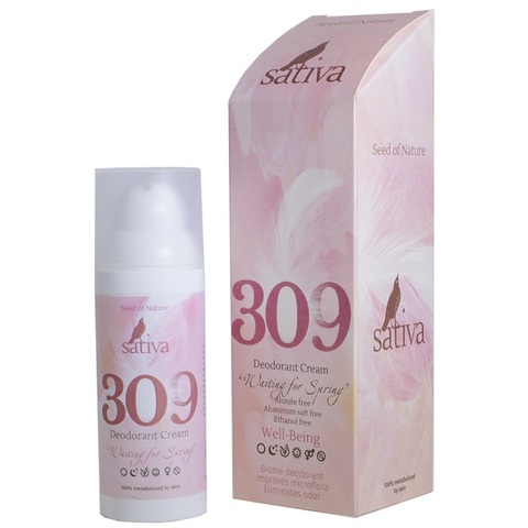 Крем - дезодорант № 309 Ожидание весны | Sativa