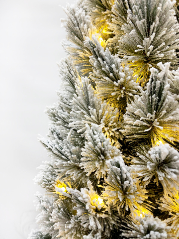 Ель TreeDeLuxe Арктическая 180см 250 ламп заснеженная