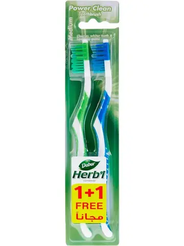 DABUR Toothpaste Tooth Brush Зубные щетки блистер (1+1 бесплатно) 35г