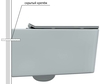 Berges 43278 Комплект  для монтажа подвесного унитаза: инсталляция NOVUM525, кнопка L4 Soft Touch белая, унитаз FLOE, сиденье дюропласт FLOE Slim SO, микролифт, быстросъем