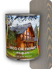 Масло для фасада Kraskovar Deco Oil Fasade серое небо