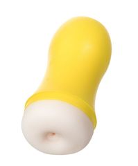 Мастурбатор-анус A-Toys в желтой колбе - 