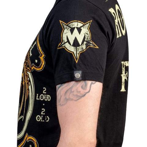 Wornstar | Футболка мужская ROCK N ROLL FOREVER TEE W005 левый рукав