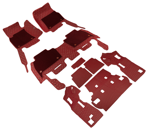 КОВРЫ 5D LUX В САЛОН + БАГАЖНИК (кожа+текстиль)