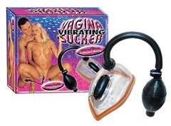 Женская вакуумная помпа с вибрацией Vibrating Vagina Sucker - 