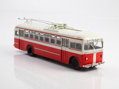 MTB-82D trolleybus red-white Modimio Our Buses #34