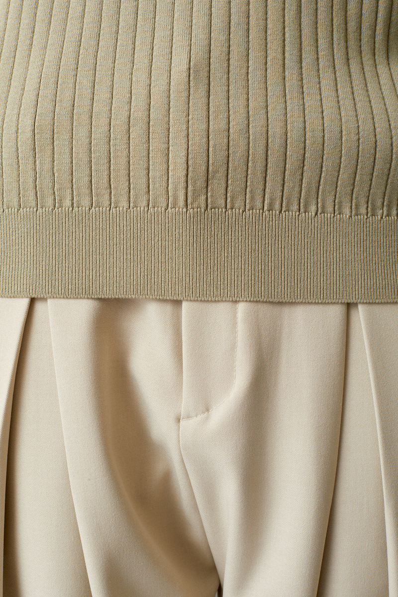 Хаки футболка-поло Laine