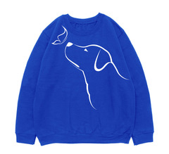 Свитшот "Ретривер с бабочкой"