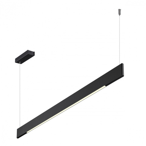 Подвесной светодиодный светильник Novotech 359546 LEDO NT25 000 черный диммир. со сменой цв.темпер. (пульт ДУ/прилож. Smart Life) IP20 LED 12/24W 220-240V 3000-5700К ITER