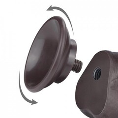 Реалистичный фаллоимитатор двухслойный Sliding Skin (19,5*3,6 см.) черный цвет