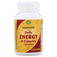 Nature's Way, Fatigued to Fantastic!, Daily Energy B Complex, 120 Veg Capsules