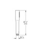 GROHE 22126KF0 Euphoria Cosmopolitan Stick  ручной душ 1 вид струи, фантомный черный