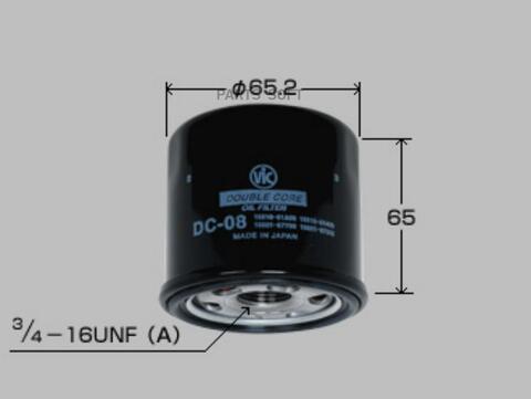 Фильтр  масляный  VIC  Double Core  DC-08 (C-932)