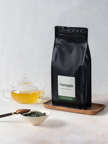 Чай зеленый - Ганпаудер крупнолистовой GR 003 - пакет 500 гр