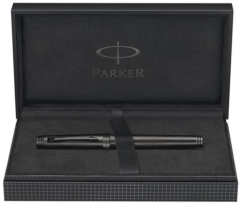 Ручка перьевая Parker Premier Monochrome Black Edition PVD F563, F (S0930500)