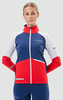 Элитная лыжная куртка Nordski Pro 2.0 White/Red/Blue W женская