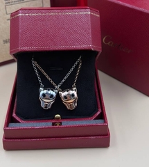 Колье цепочка с подвеской голова ПАНТЕРЫ коллекция PANTHERE VGOLD