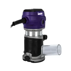 Фрезер сетевой ПУЛЬСАР ФЭ 700C (700Вт, 6-8 мм, 12000-30000 об/мин, сумка, 1,5 кг) + насадки фрезерная, кромочная и наклонная (911-474)