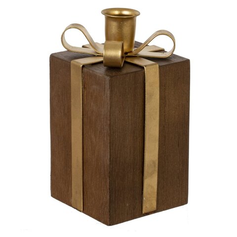 Подсвечник (Высота 12 см) - Коричневый - купить