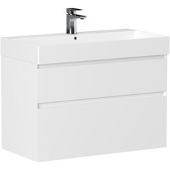 Allen Brau 1.210026.WM 1.210026.WM INFINITY Тумба 85, 2 ящ., белый матовый (346291) фото