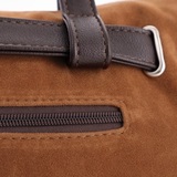 Сумка Саломея 2032 эко-замша миндаль