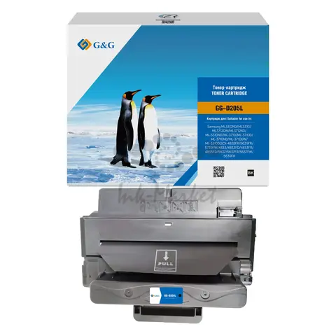 Картридж G&G, аналог Samsung MLT-D205L 5k с чипом