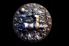 Силиконовый молд Знак зодиака Стрелец 3 см