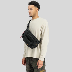Сумка Alpha Industries Combat Waist Bag Black (Черный)