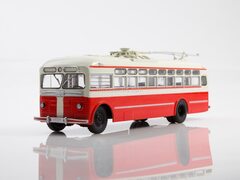 MTB-82D trolleybus red-white Modimio Our Buses #34