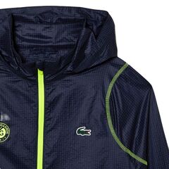 Куртка теннисная Lacoste SPORT Roland Garros Edition After-Match Jacket - navy blue/yellow