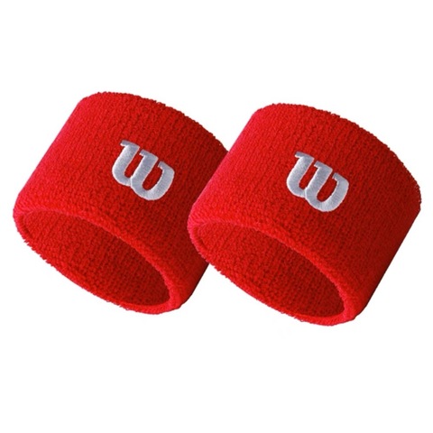 Набор напульсников Wilson WRISTBAND OSFA RED (8х6см)