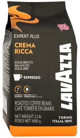 Кофе в зернах Lavazza Crema Ricca