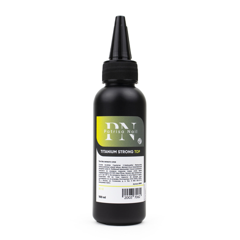 Patrisa Nail, Топ-гель без липкого слоя Titanium Strong Тоp 100 мл