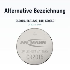 Батарейка CR 2016 ANSMANN 3V (Premium)