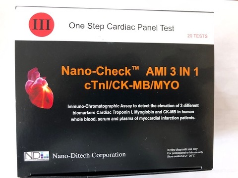 НЕ ПОСТАВЛЯЕМ Тест-полоски Наночек-Nano-CheckTM AMI 3 in 1  20 шт/уп для Nano-Checker 710
