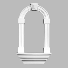 Арка Decomaster 91360-1 762х390х112мм