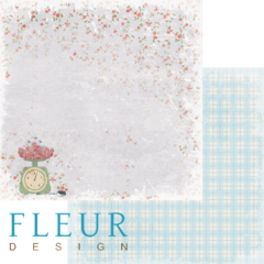 Бумага для скрапбукинга FLEUR-design, двусторонняя 30*30 см, 190 гр.