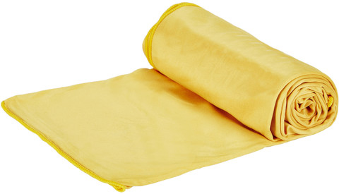 Картинка полотенце Jack Wolfskin Wolftowel Light L burly yellow - 3