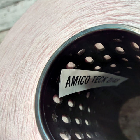 Меринос экстрафайн 2/48 AMICO TECK бледно-розовый меланж