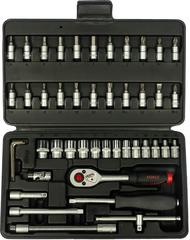 Набор инструмента с 6-ти гранными головками FORCE 1/4 46 предметов 2462 (2462)