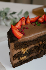 ШОКОЛАДНЫЙ ТОРТ БЕЗ САХАРА (1.85 КГ)