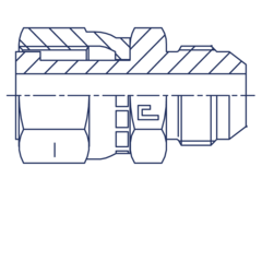 Адаптер ORFS/SAE STRAIGHT 25-25 CAST
