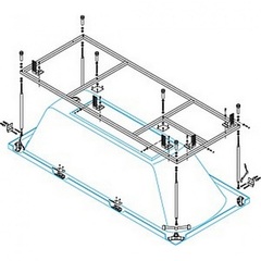 Каркас для ванны Cezares METAURO-Central-MF фото