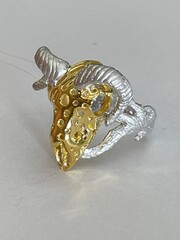 Хнум (кольцо из серебра)