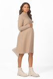 Платье для беременных и кормящих 12964 бежевый