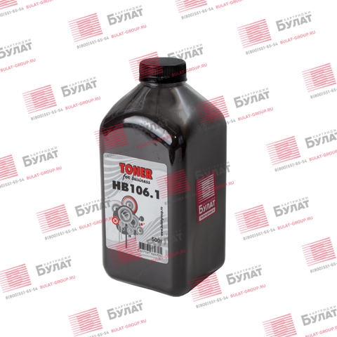 Тонер БУЛАТ HP HB106.1 (Чёрный, банка 500 г)